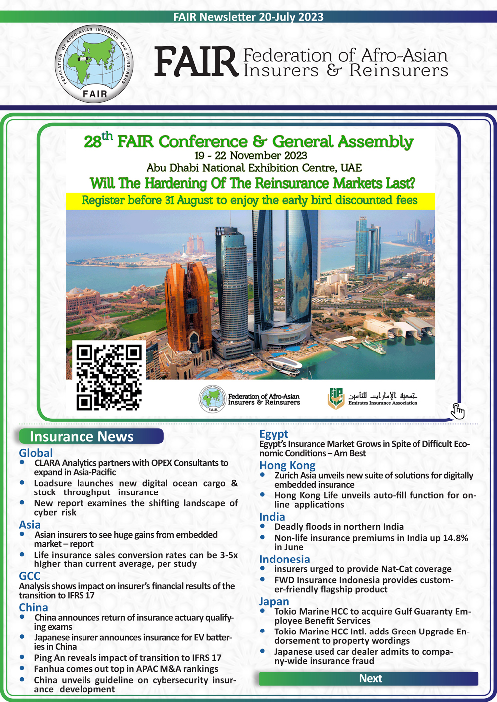 FAIR Newsletter 20 July 2023  